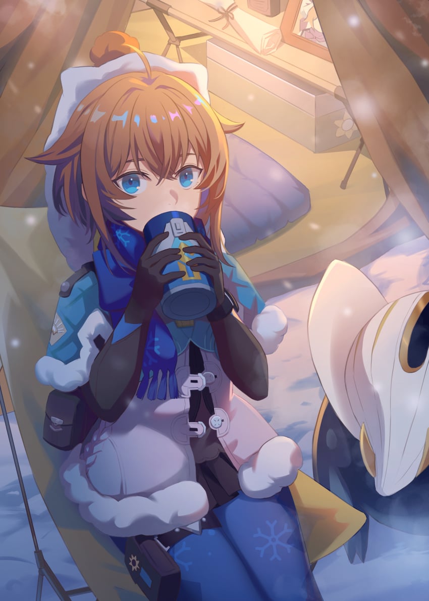 trotter and lynx landau (honkai and 1 more) drawn by reveen
