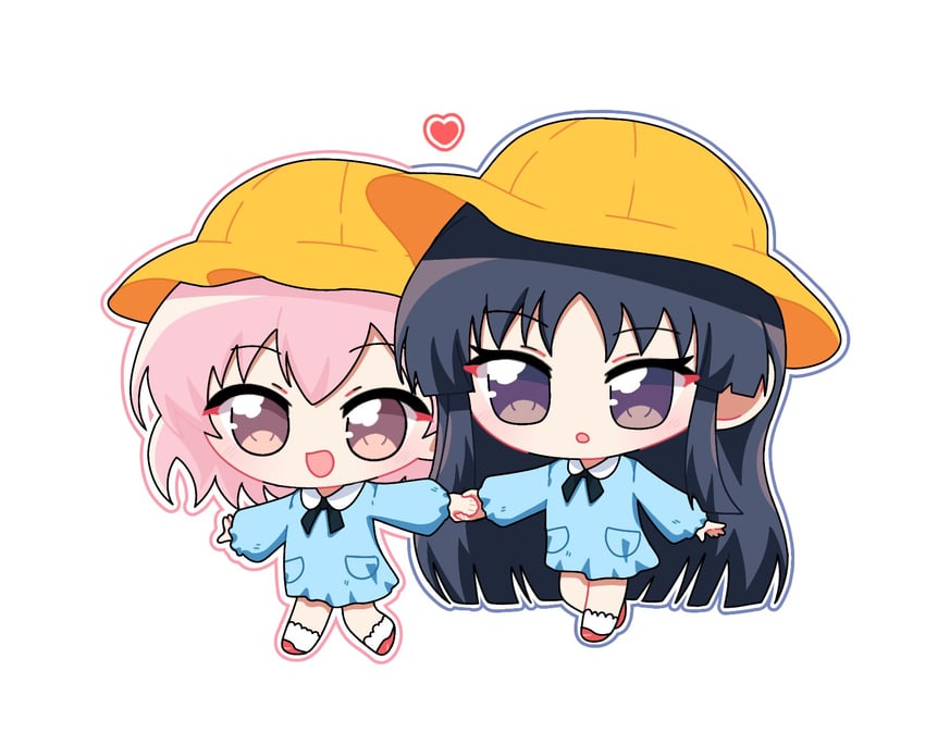 hitotsuyanagi riri and shirai yuyu (assault lily) drawn by yui_(yui1115_)