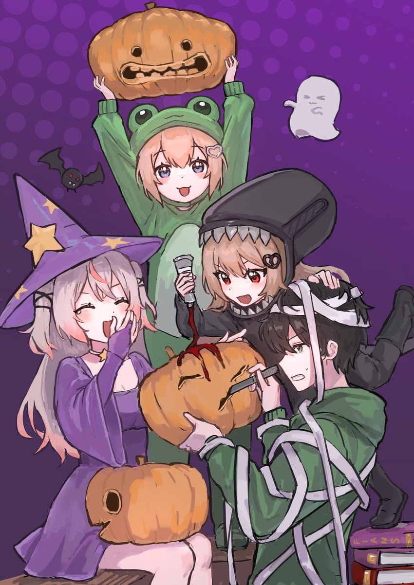 neuro-sama, evil neuro-sama, annytf, xenomorph, and vedal987 (indie virtual youtuber and 1 more) drawn by fiansand