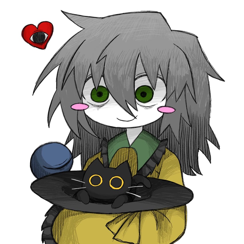 komeiji koishi (touhou and 1 more) drawn by zunusama