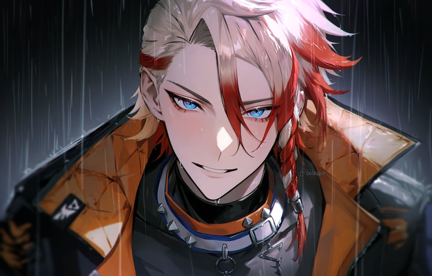 axel syrios (holostars and 1 more) drawn by kurabeans