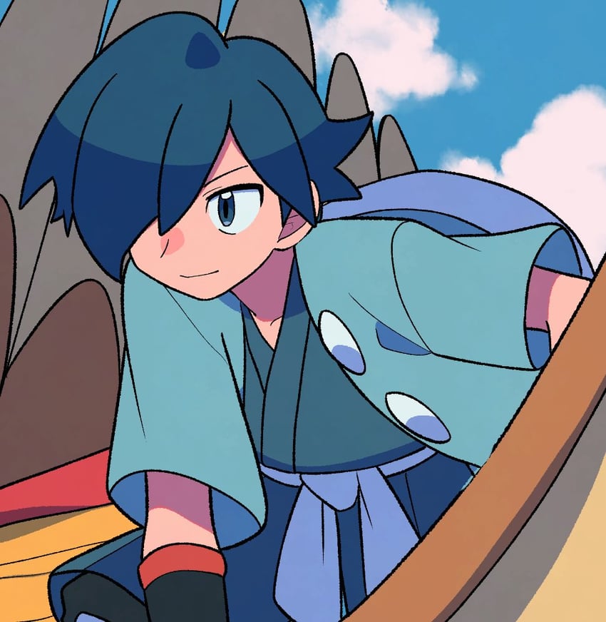 pidgeot and falkner (pokemon and 1 more) drawn by tyako_089