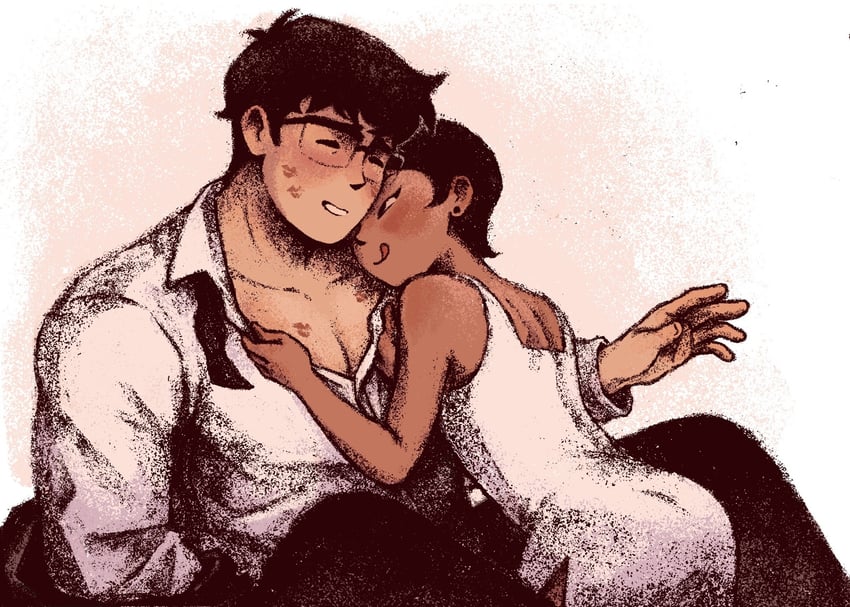 clark kent and lois lane (dc comics and 2 more) drawn by d-e-r-i