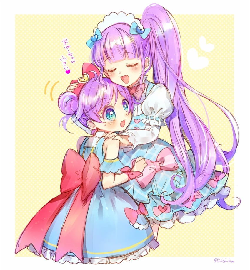manaka laala and manaka non (pretty series and 2 more) drawn by touyama_soboro