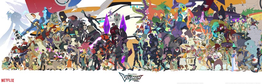 takashi shirogane, keith, pidge gunderson, princess allura, lance, and 9 more (voltron and 2 more)