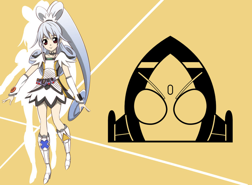 aida mana, cure heart, and kamen rider fourze (precure and 3 more) drawn by syu-ho2501