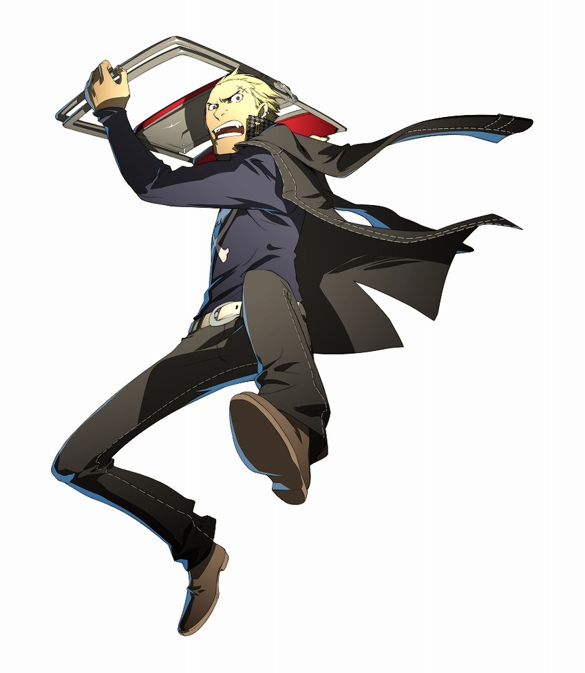 tatsumi kanji (persona and 2 more) drawn by soejima_shigenori
