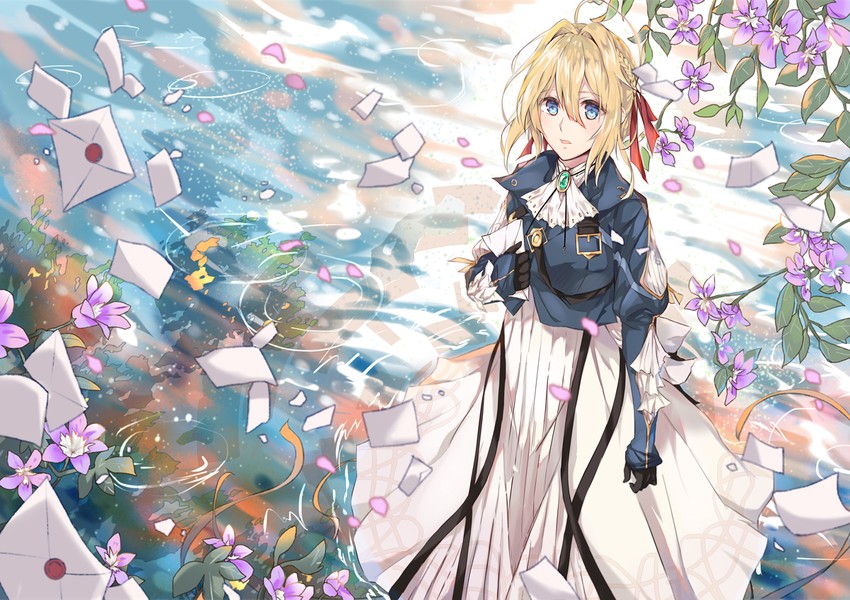 violet evergarden (violet evergarden) drawn by sevens_(treefeather)