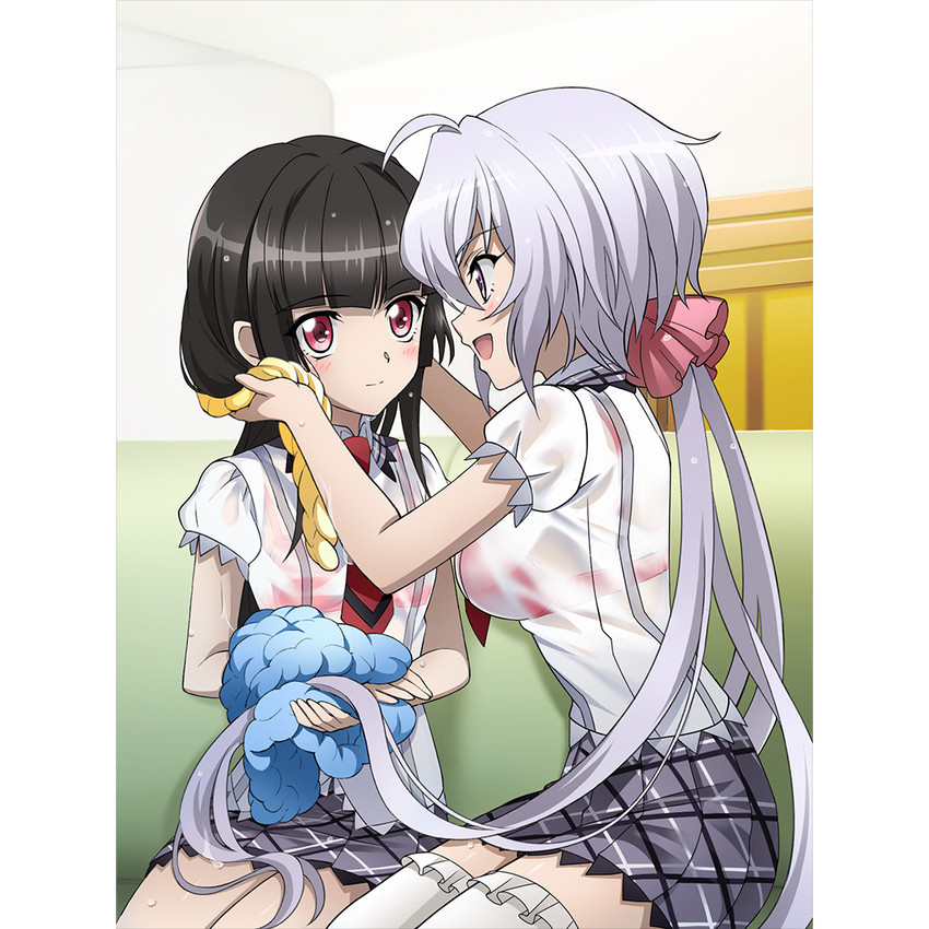 yukine chris and tsukuyomi shirabe (senki zesshou symphogear and 1 more)