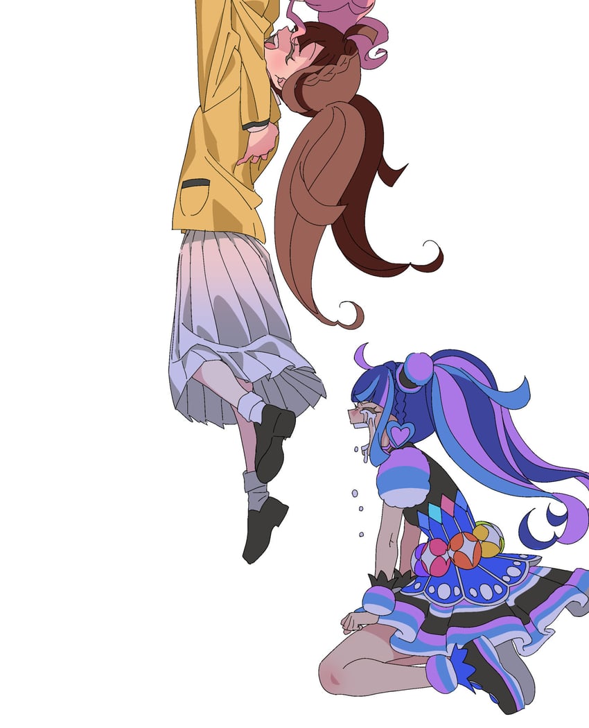 momoyama mirai, nijinosaki dia, and kuro daia (pretty series and 1 more) drawn by zashima