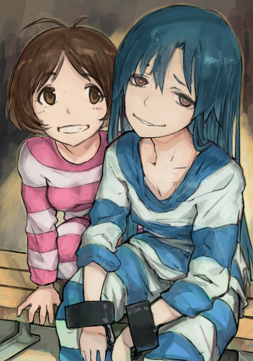 kisaragi chihaya and hidaka ai (idolmaster and 1 more) drawn by toro3