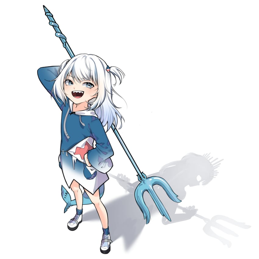 gawr gura (hololive and 1 more) drawn by kghazir