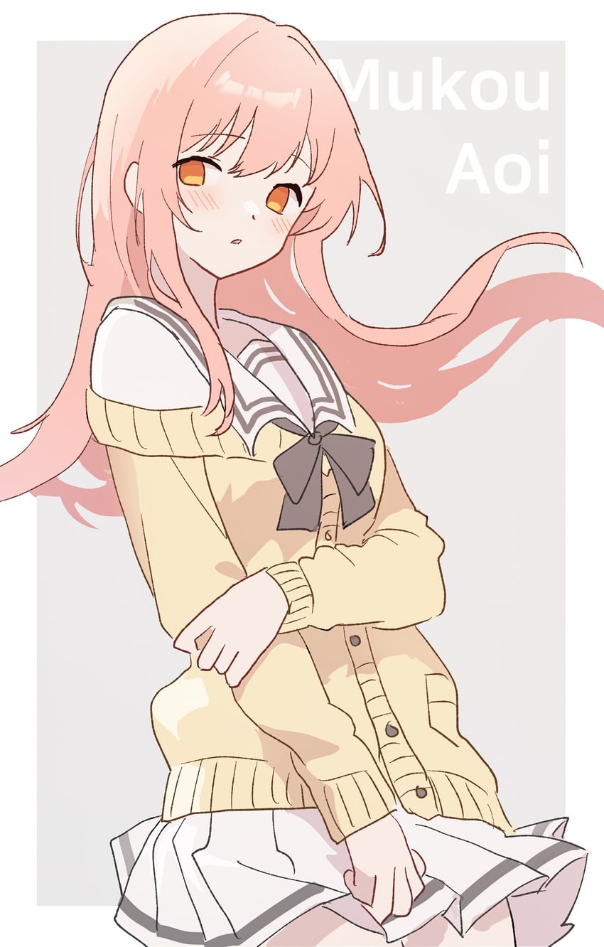 mukou aoi (kimi to kanojo to kanojo no koi.) drawn by yuna_4568