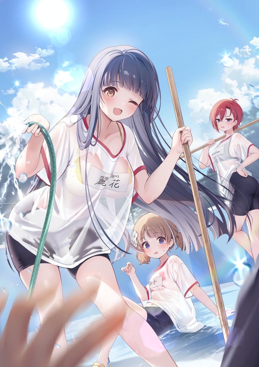 producer, suou momoko, kitakami reika, and julia (idolmaster and 2 more) drawn by nys