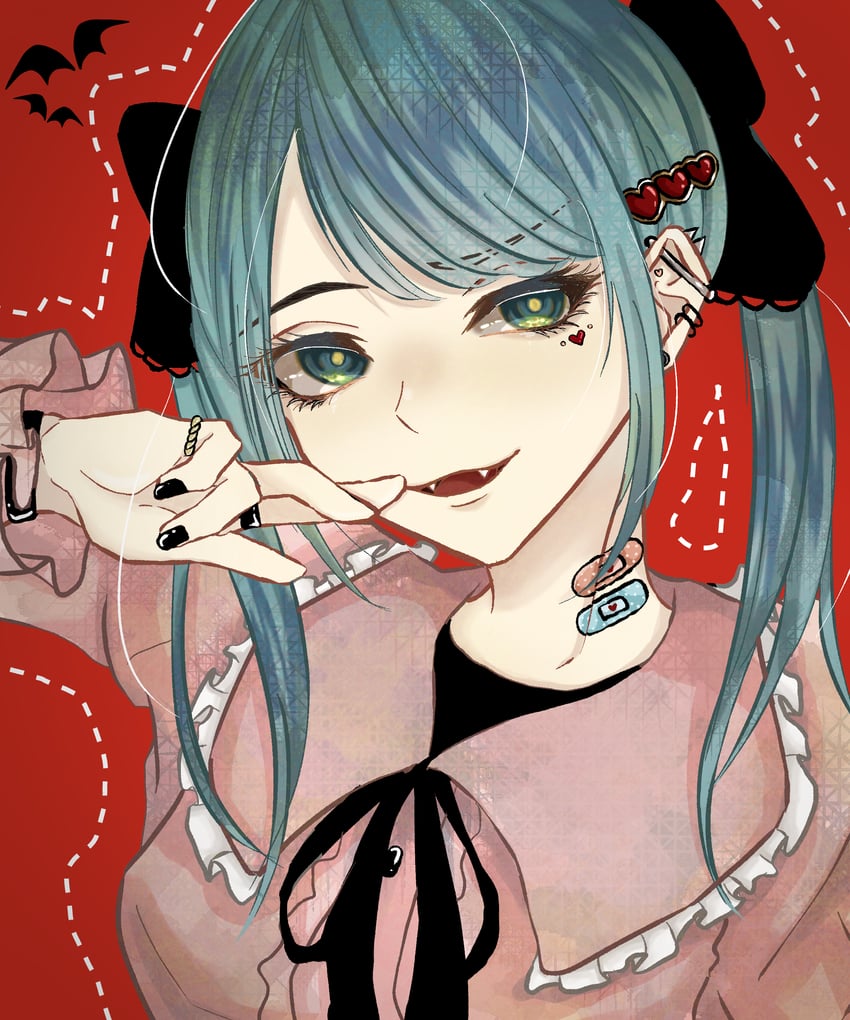 hatsune miku (vocaloid and 1 more) drawn by komisyo-project