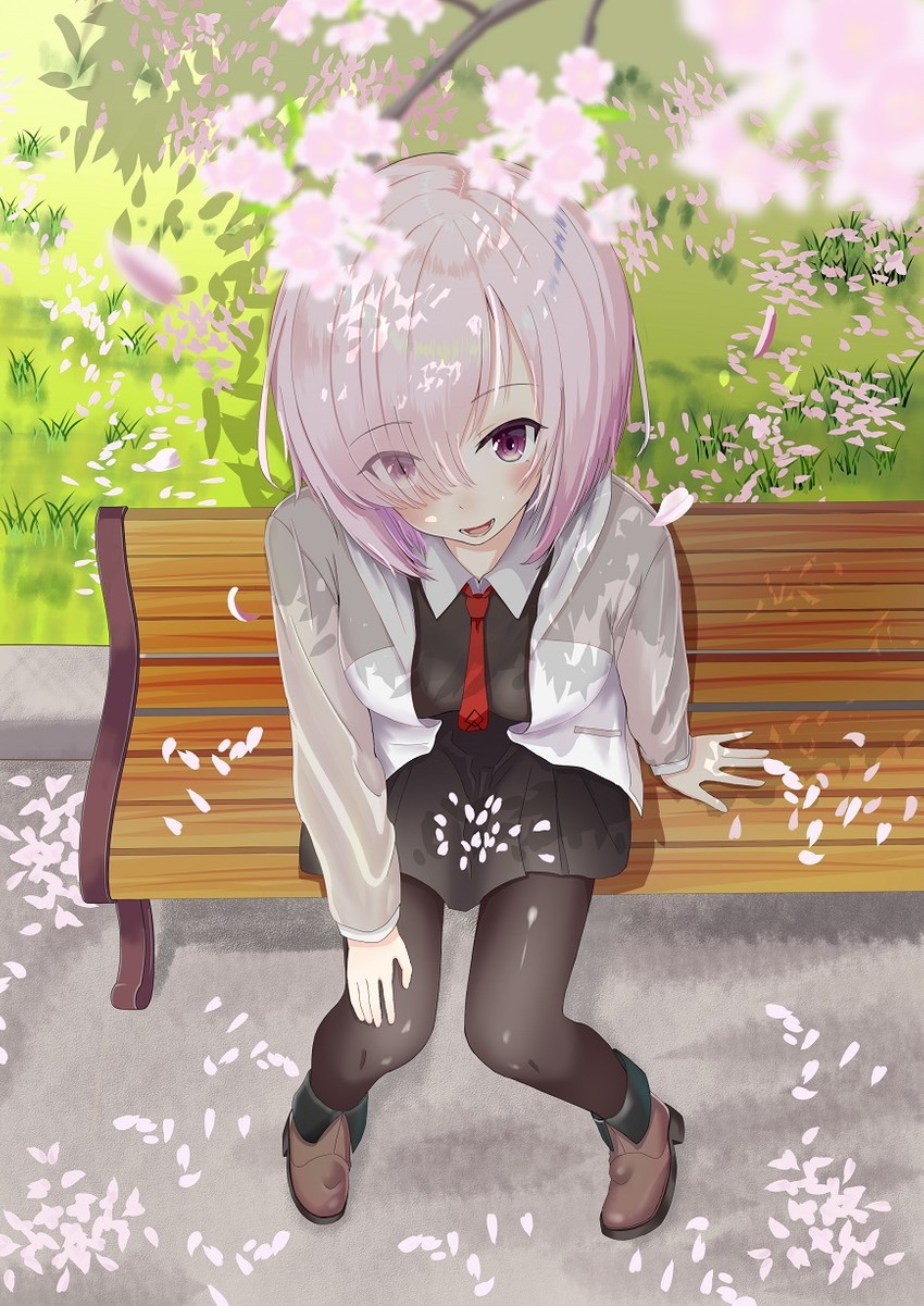 mash kyrielight (fate and 1 more) drawn by zuki