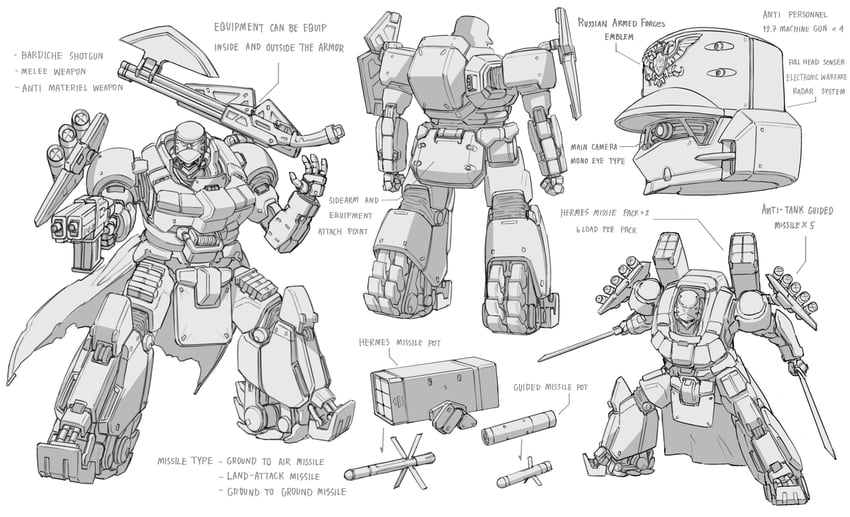 geara doga and marasai (original and 3 more) drawn by zen_(jirakun)