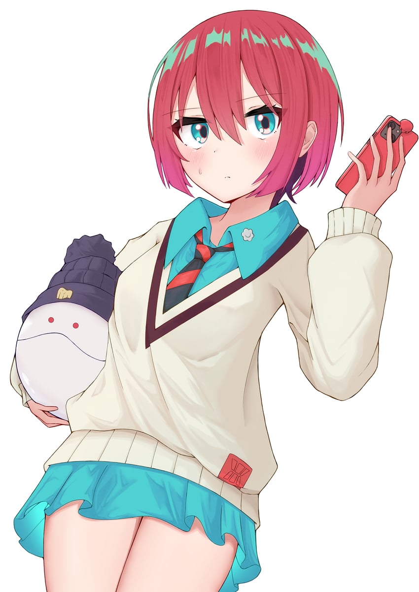 amate yuzuriha and haro (gundam and 1 more) drawn by baruka=gacha