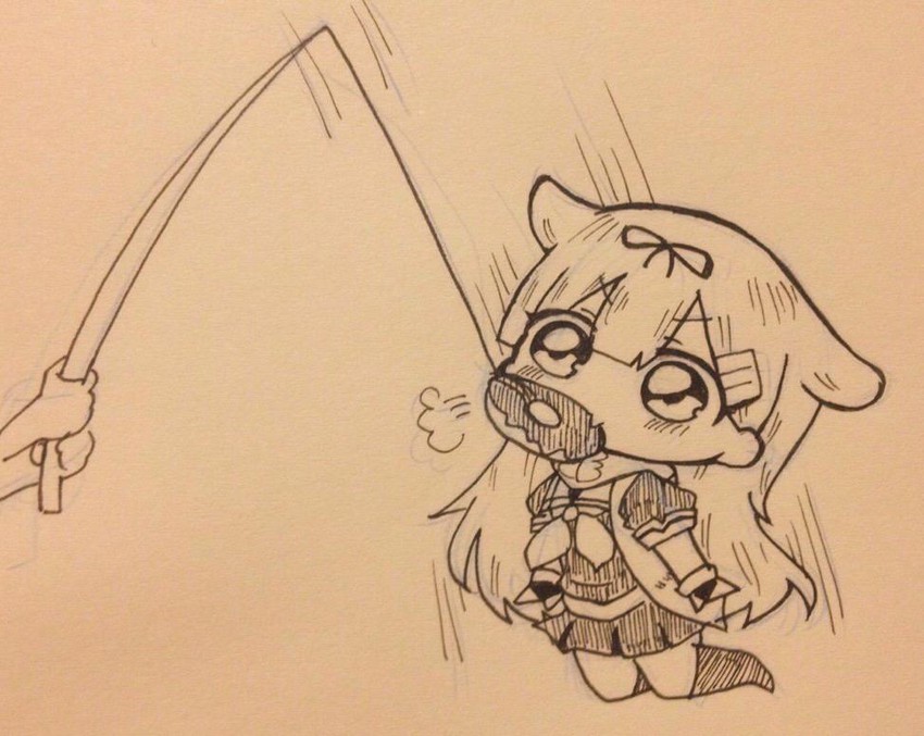 yuudachi and yuudachi kai ni (kantai collection) drawn by jako_(jakoo21)