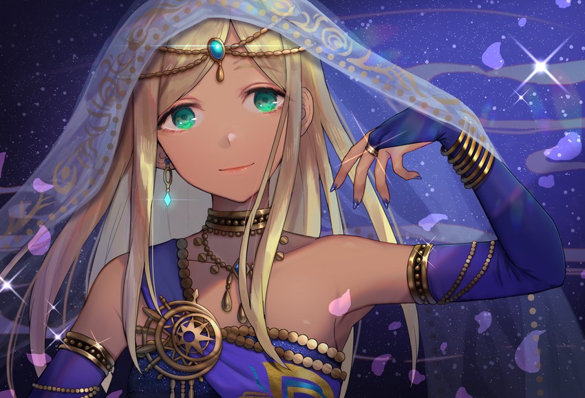 layla (idolmaster and 1 more) drawn by 13_(spice!!)