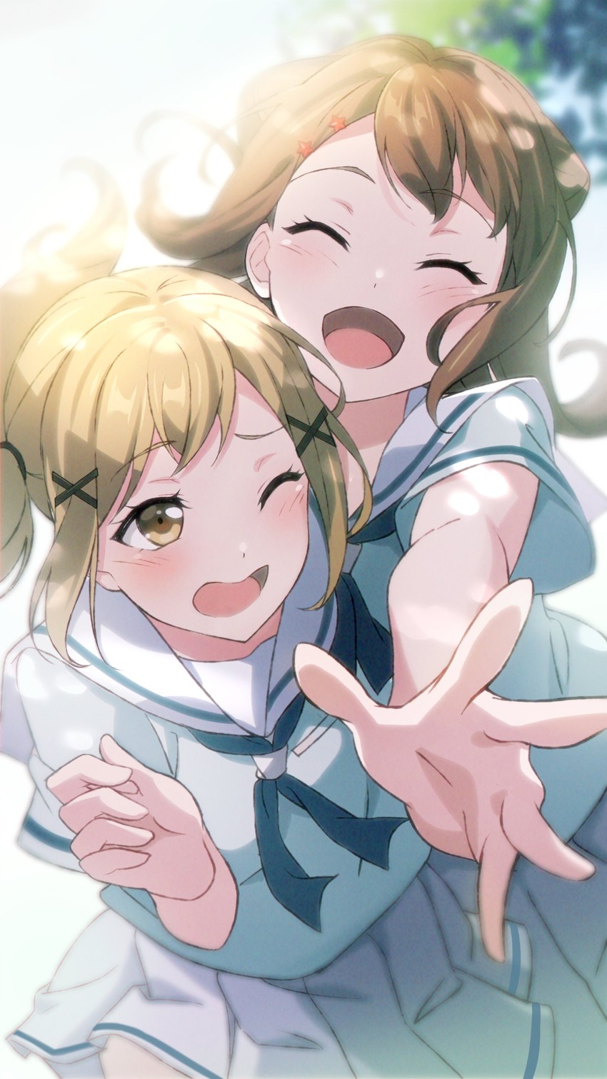 ichigaya arisa and toyama kasumi (bang dream!) drawn by nobusawa_osamu