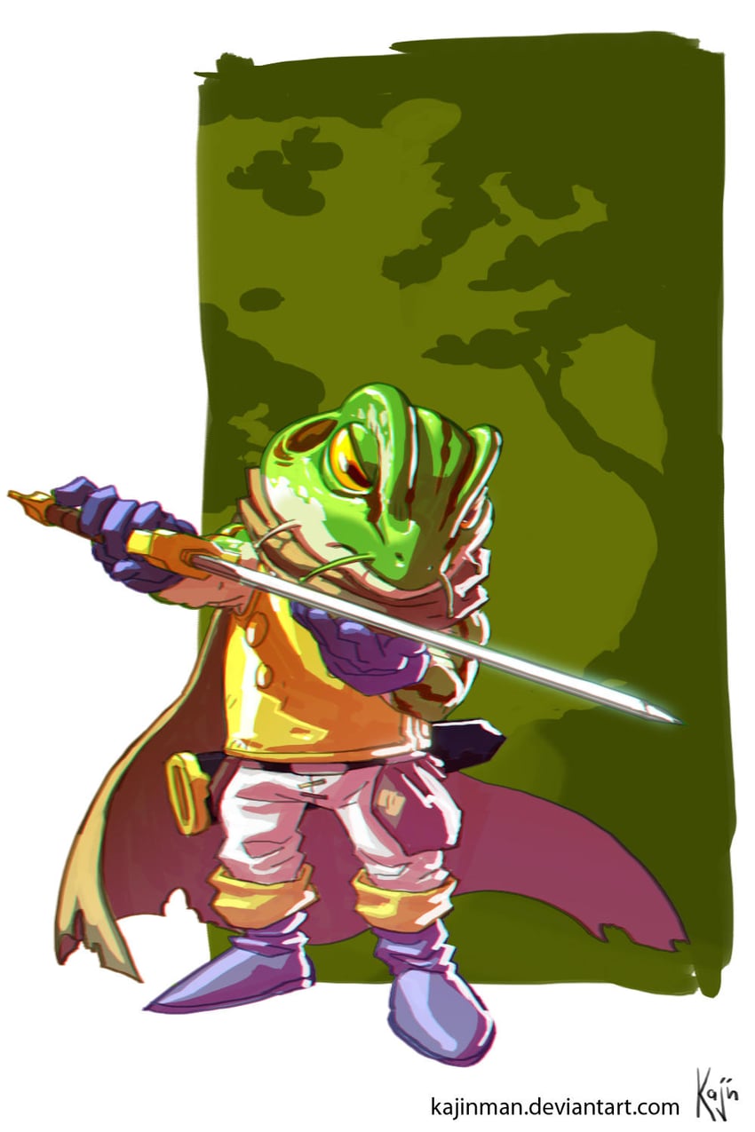 frog (chrono trigger) drawn by kajin_(kajinman)