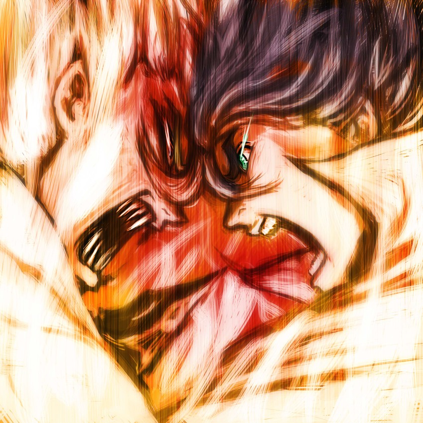 dio brando and jonathan joestar (jojo no kimyou na bouken and 1 more) drawn by ceramic_man