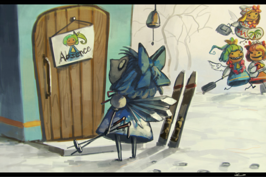 cirno, daiyousei, lily white, and sunny milk (touhou) drawn by koto_inari