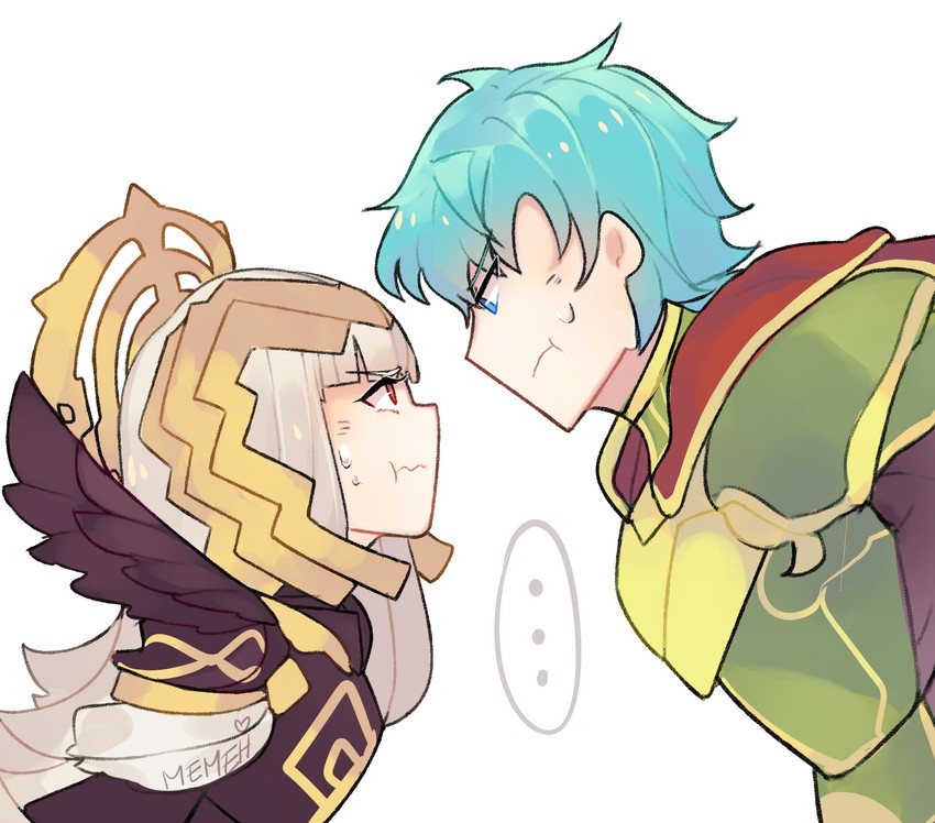 ephraim, veronica, and fado (fire emblem and 2 more) drawn by memeh