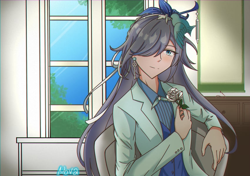 fu hua (honkai and 1 more) drawn by aoinova