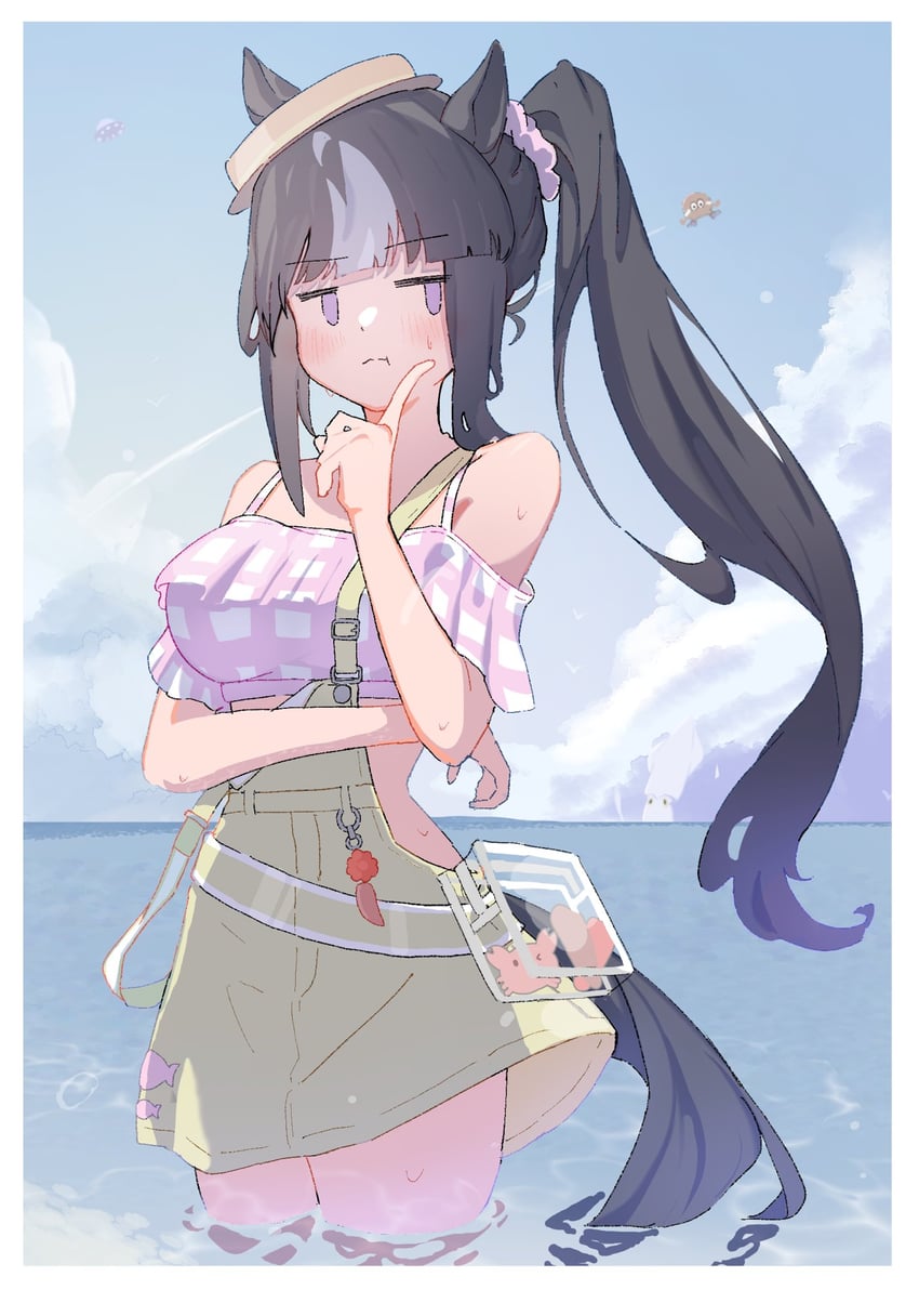 hokko tarumae and hokki-kun (umamusume) drawn by sansai_soba