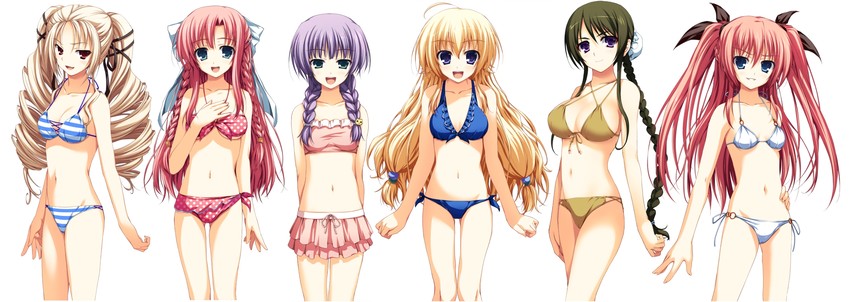 nikaidou reika, nikaidou aya, kurayashiki tae, tsuki, kokudou kyouka, and 1 more (akatsuki no goei) drawn by tomose_shunsaku