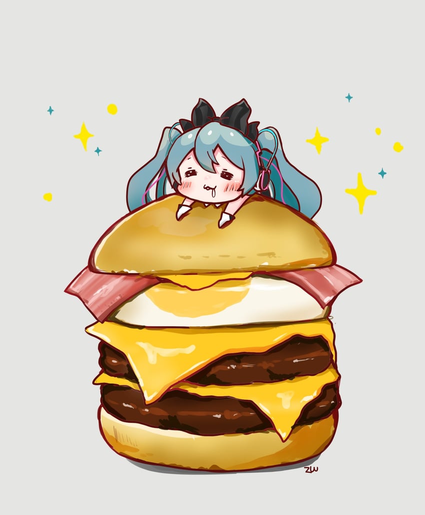 hatsune miku and magical mirai miku (vocaloid and 2 more) drawn by zuu100lev