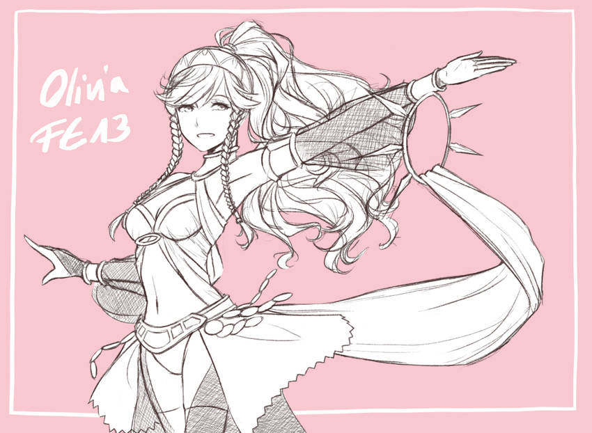 olivia (fire emblem and 1 more) drawn by lithety