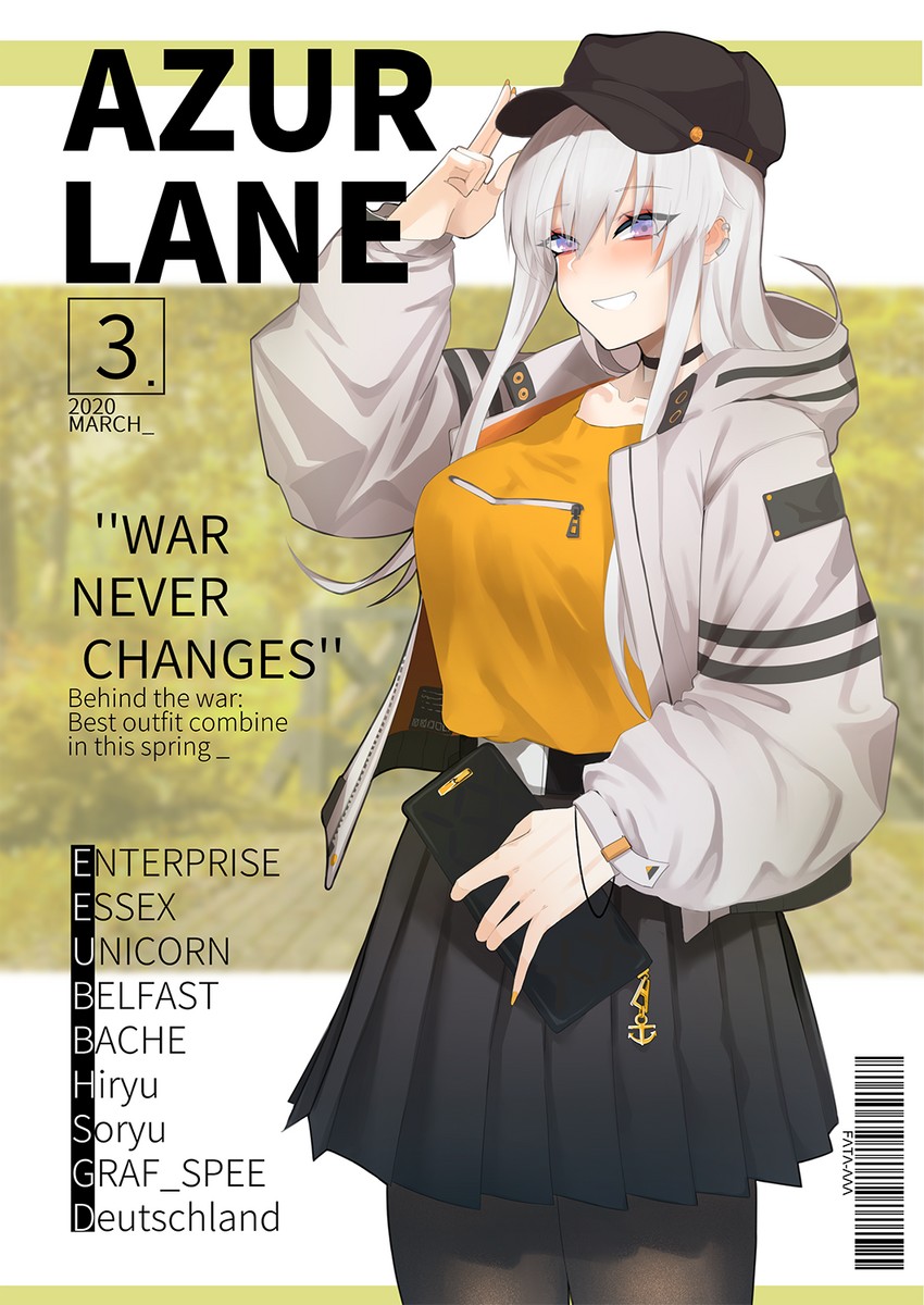 enterprise (azur lane and 1 more) drawn by fataaa