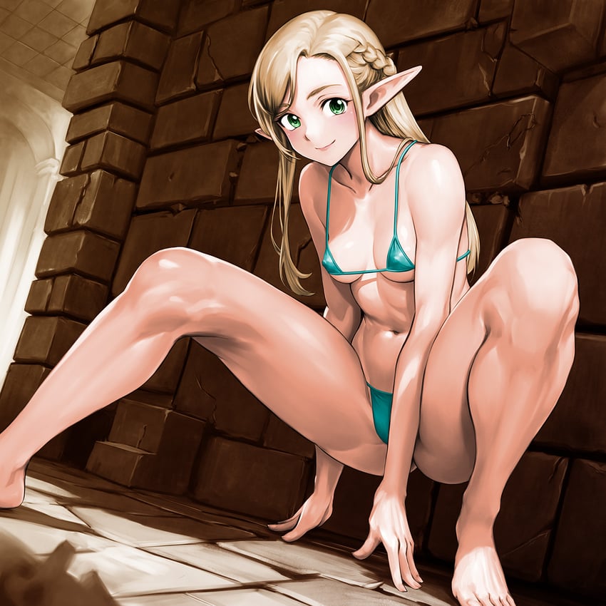 marcille donato (dungeon meshi) drawn by minamoto80486