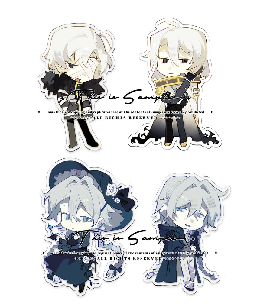 nugget, employee, and librarian (project moon and 2 more) drawn by chuanhua