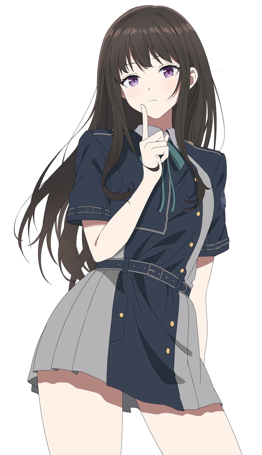 inoue takina (lycoris recoil) drawn by 9mml_m