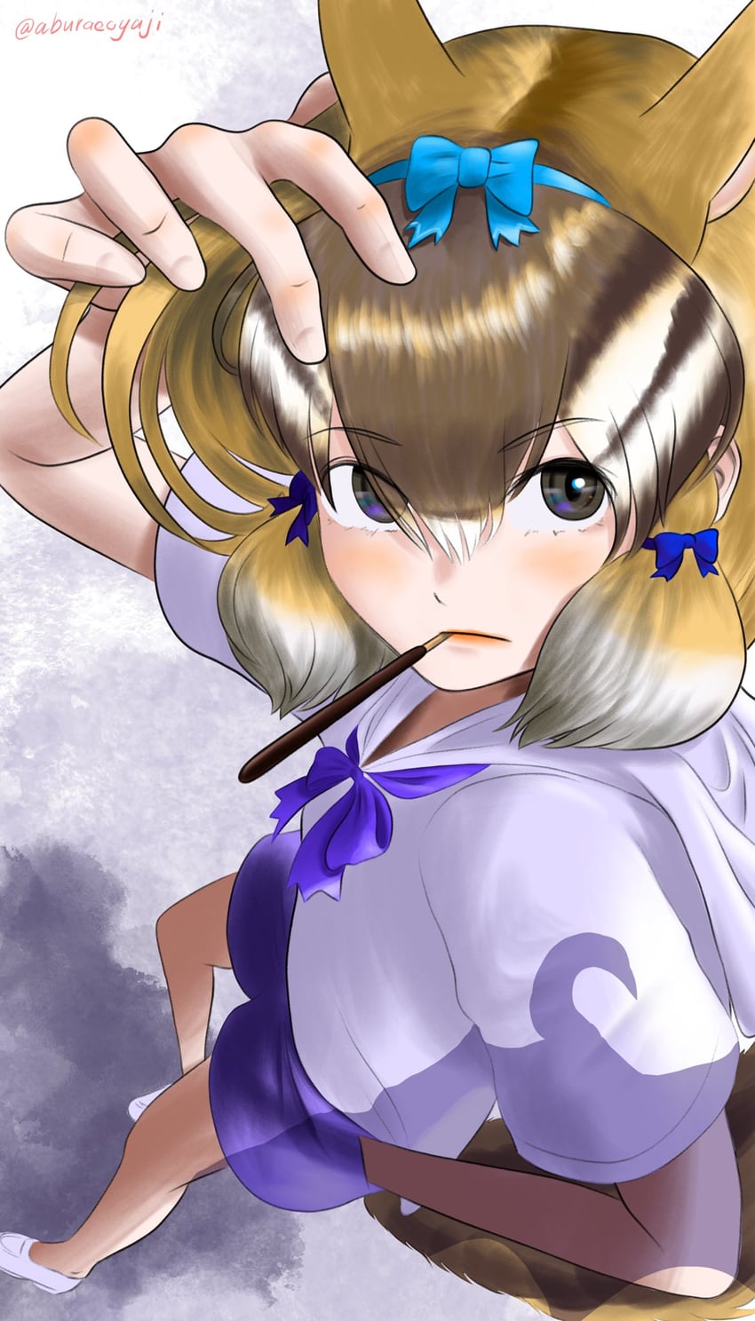 siberian chipmunk (kemono friends and 1 more) drawn by aburaeoyaji