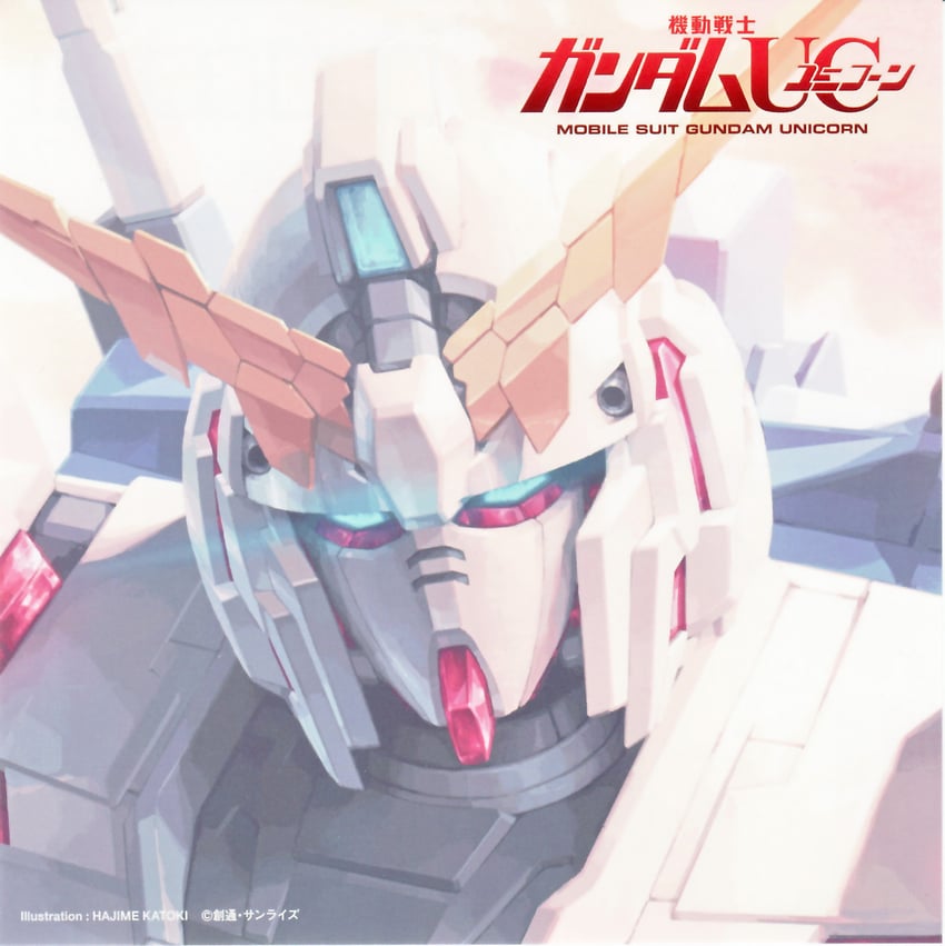 unicorn gundam (gundam and 1 more) drawn by katoki_hajime