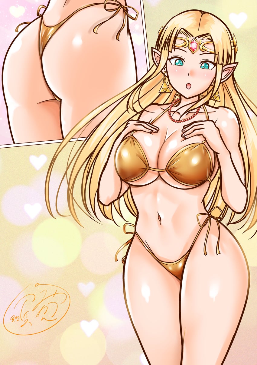 princess zelda (the legend of zelda and 1 more) drawn by mikan_ame_q