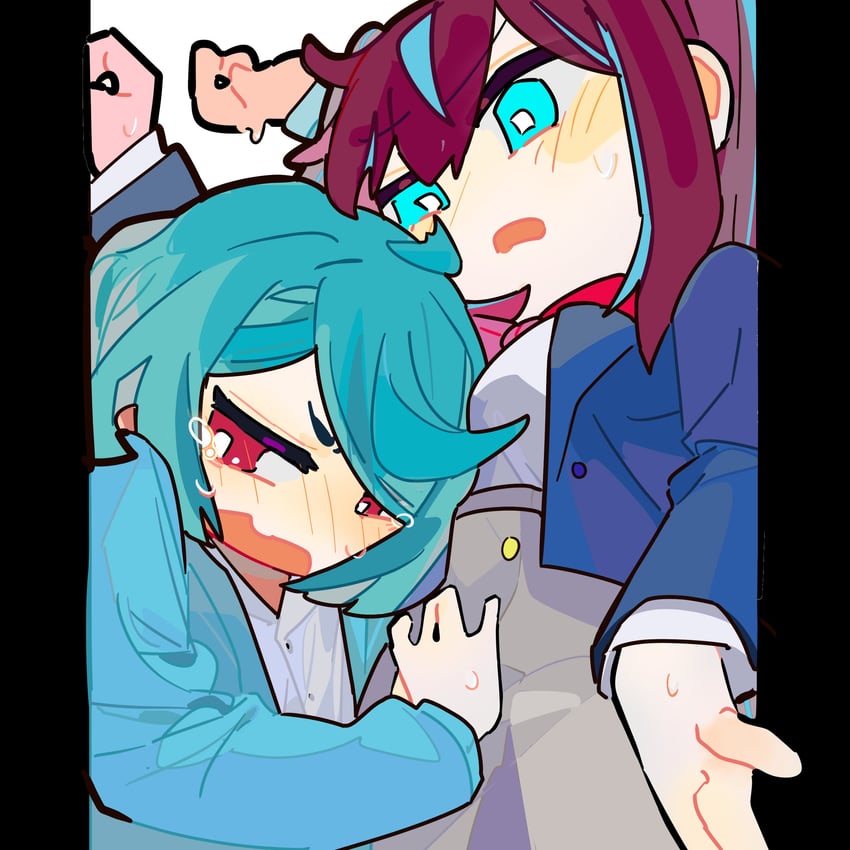 akoya matama and anemo nemo (mahou shoujo ni akogarete) drawn by ydpfa