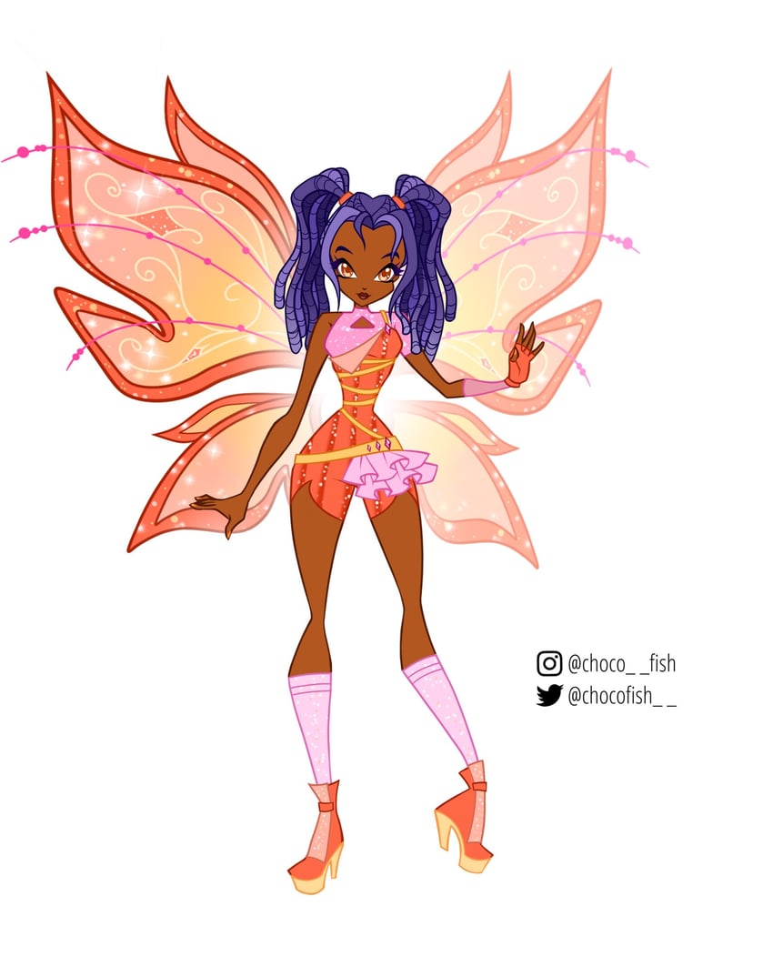 taranee cook (winx club and 1 more) drawn by chocofish