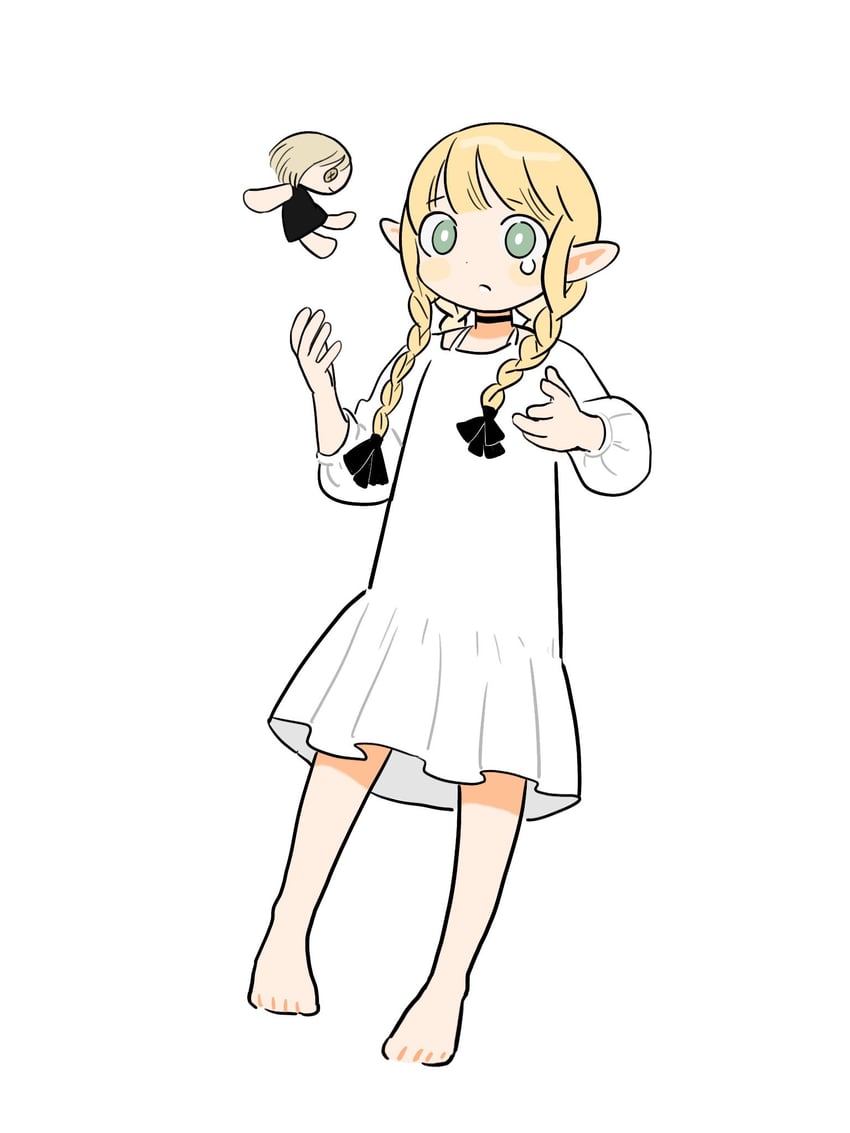 marcille donato and falin touden (dungeon meshi) drawn by frs2