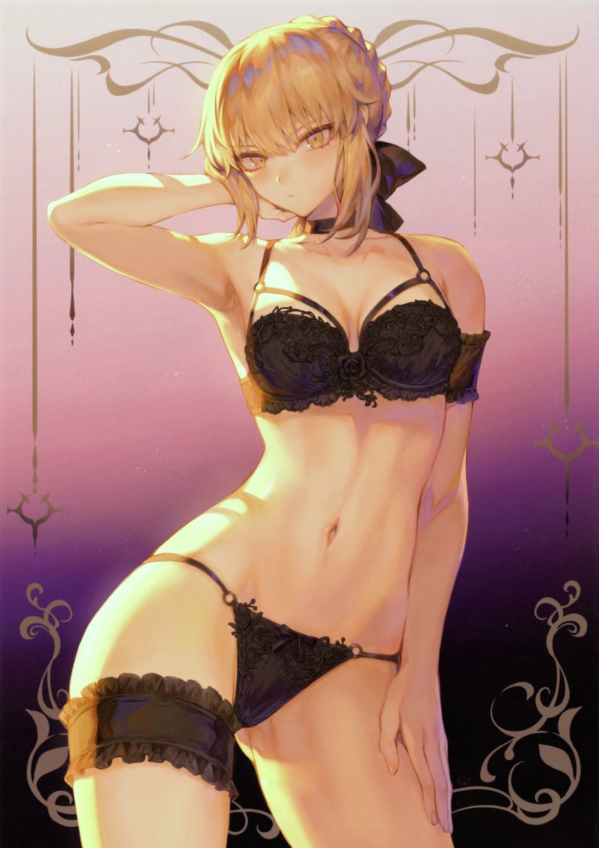 artoria pendragon and saber alter (fate and 1 more) drawn by mashutarou_(neko_no_oyashiro)