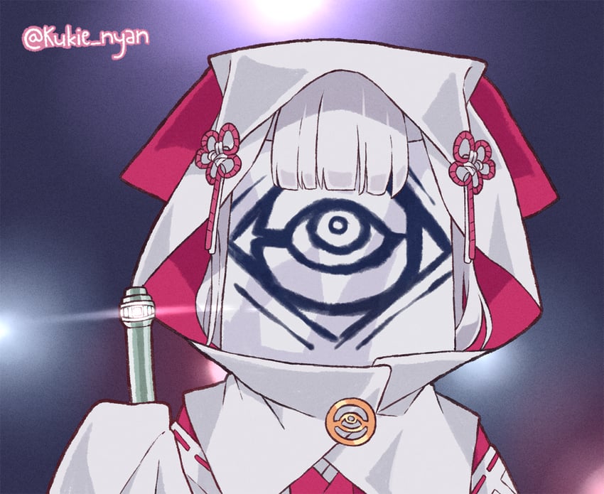 wahtcher (hololive and 2 more) drawn by kukie-nyan