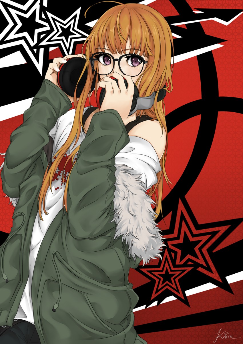sakura futaba (persona and 1 more) drawn by kizuchi_r