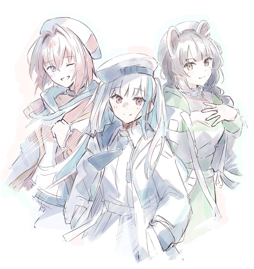lize helesta, ange katrina, and inui toko (nijisanji) drawn by torimizuq1