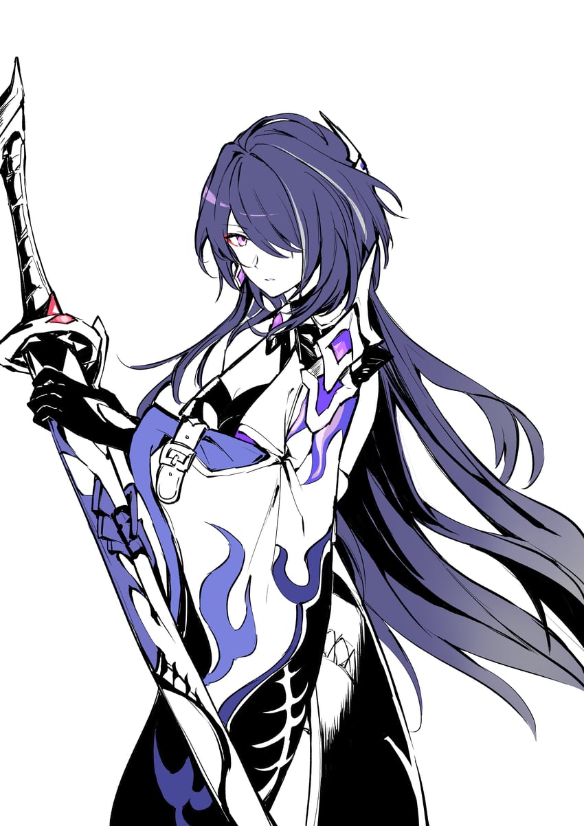 acheron (honkai and 1 more) drawn by sen_jin_chen