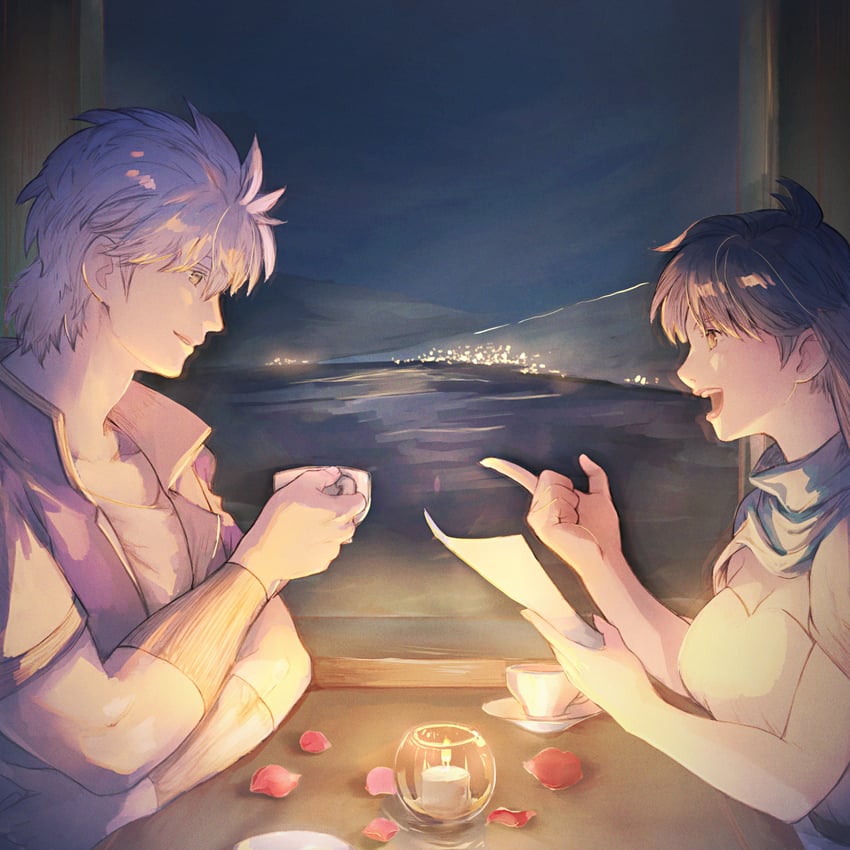 hyunkel and eimi (dragon quest and 1 more) drawn by b-saku